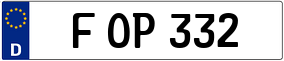 Truck License Plate